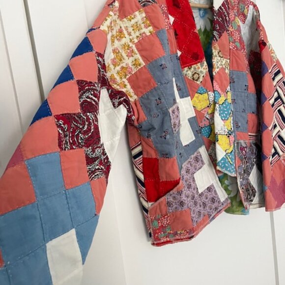 One of a Kind Aiyia Quilted Kimono Style Jacket - Picture 4 of 14